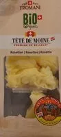 Mängden socker i Tête de moine Bio