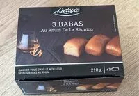 Mängden socker i 3 babas au rhum de la reunion