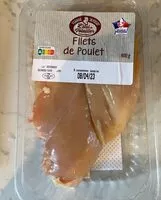 Mängden socker i Filet de poulet jaune sans peau