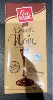 Mängden socker i Dessert noir