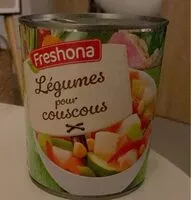 Mängden socker i Legumes pour couscous