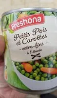 Mängden socker i Petit pois et carottes