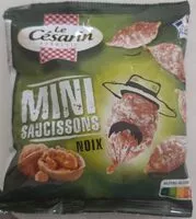 Mängden socker i Mini saucissons Noix