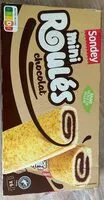Mängden socker i Mini roulés chocolat