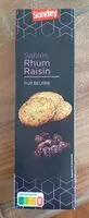 Mängden socker i Sablés rhum raisin