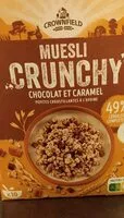 Mängden socker i Müesli crunchy