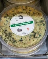 Mängden socker i Tortilla de patata con espinacas