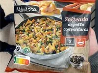 Mängden socker i Salteado pollo y verdura