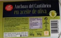Mängden socker i Anchoas del cantábruco