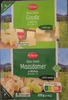 Mängden socker i Käsesnack - Gouda & Maasdamer in Würfeln