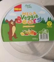 Mängden socker i Mega Veggie Bears