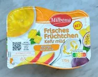 Mängden socker i Frisches Früchtchen - Kefir mild - Mango-Maracuja