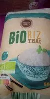 Mängden socker i Riz thaï BIO