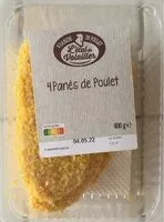 Mängden socker i 4 Panés de poulet