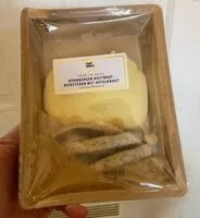 Mängden socker i Nürnberger Rostbratwürstchen mit Apfelkraut