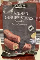 Mängden socker i Candied ginger sticks