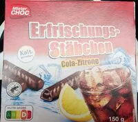 Mängden socker i Erfrischungs-Stäbchen Cola-Zitrone