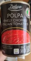 Mängden socker i Polpa Finely Chopped Italian Tomatoes