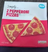 Mängden socker i Simply 2 pepperoni pizzas