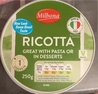 Mängden socker i Ricotta