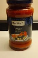 Mängden socker i Sugo alle olive
