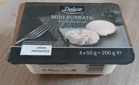 Mängden socker i Mini burrata Saveur Truffe