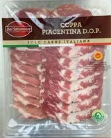 Mängden socker i Coppa piacentina DOP
