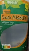 Mängden socker i Vegane Snack Frikadellen