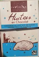 Mängden socker i Huitres en chocolat