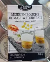 Mängden socker i Mise en bouche homard tourteau