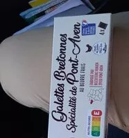 Mängden socker i Galettes bretonnes spécialité de Pont-Aven