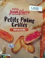 Mängden socker i Petits pains grillés briochés