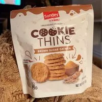 Mängden socker i Cookie Thins (Lidl)