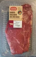 Mängden socker i Rinder-Rouladen aus der Keule