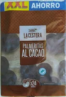 Mängden socker i La cesteria, palmeritas al cacao