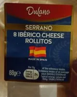 Mängden socker i Iberico Cheese Rollitos