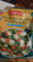 Mängden socker i Country mixed vegetables
