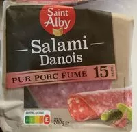 Mängden socker i Salami danois pur porc fume aubois de hetre