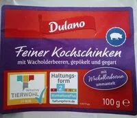 Mängden socker i Feiner Kochschinken, mit Wacholderbeeren, gepökelt und gegart