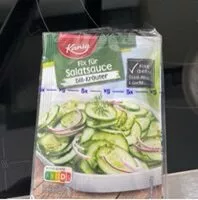 Mängden socker i fix für Salatsauce Dill Kräuter