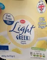 Mängden socker i Light greek lemon Yogurt