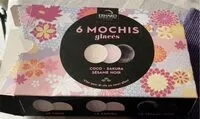 Mängden socker i 6 MOCHIS glacés - coco - Sakura - sésame noir