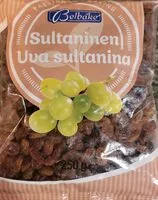 Mängden socker i Sultaninen