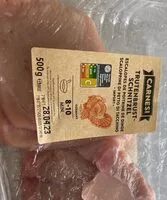 Mängden socker i Escalope de poitrine de dinde