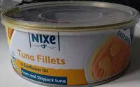 Mängden socker i Tuna Fillets in sunflower oil