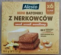 Mängden socker i Mini batoniki z nerkowcow