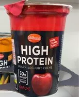 Mängden socker i High Protrein Quark-Joghurt Creme kirsche