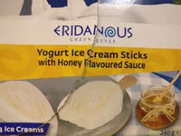 Mängden socker i Yogurt Ice Cream Sticks with Honey