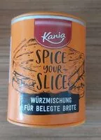 Mängden socker i Spice your Slice- würzmischung
