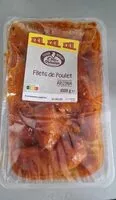 Mängden socker i Filets de poulet Arizona XXL